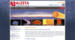 Desktop Screenshot of alzeta.com